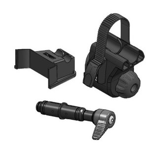 Sada adaptéru pro montáž na vidlici pro 9mm rychloupínací systém, snižuje řídítka