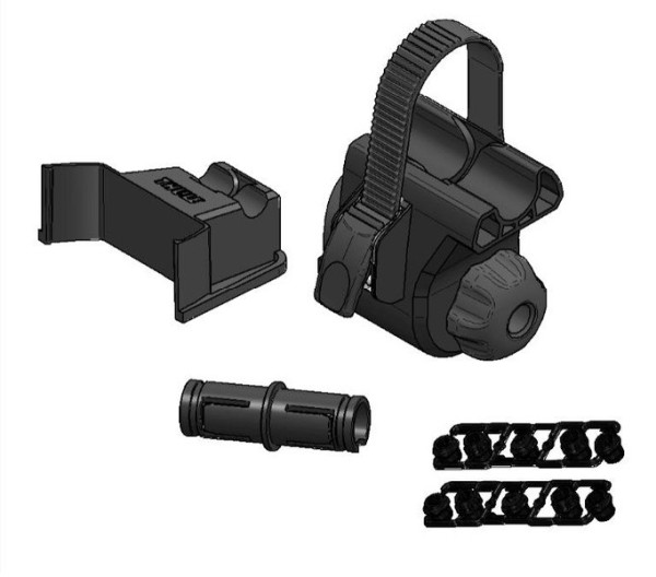 Adaptér vidlice Thule Fork Mount Adapter TA, pro pevné průchozí osy (Thru-Axle), snížení řídítek, montáž do garáže