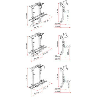 Rám na kolo FIAMMA pro kola VW Crafter-3 z roku 2017 DeepBlack