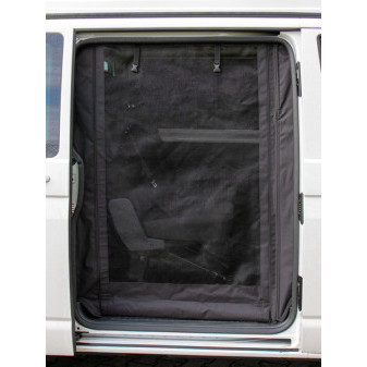 Moskytiéra pro posuvné dveře VW T5 / T6 / T6.1 (pravá, suchý zip a magnety)