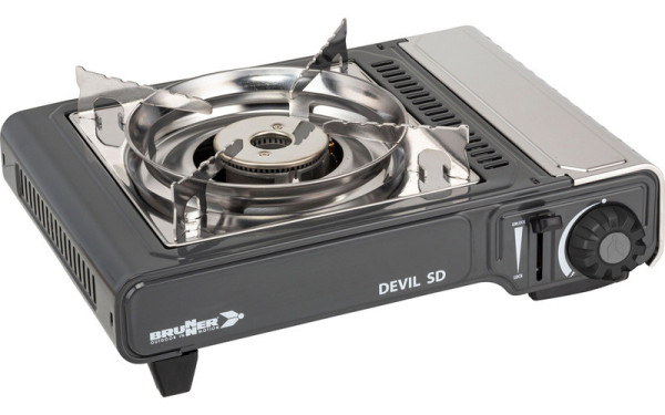 Vařič plynový kartušový DEVIL SD NG s piezo zapalováním, Brunner