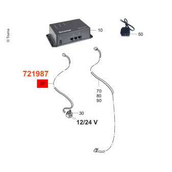 Propojovací kabel 12/24V pro iNet Box