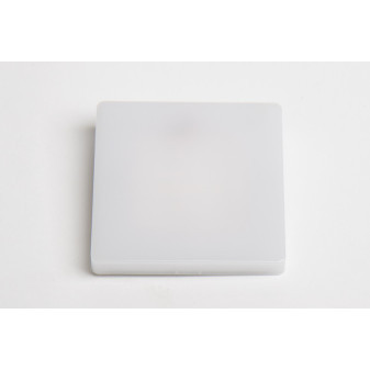 12V LED stropní svítidlo, čtvercové, bílé
