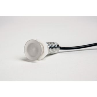 12V LED bod, plast, průměr: 22mm, 1W