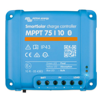 Regulátor nabíjení Victron Energy SmartSolar MPPT 75/10, Bluetooth, 12/24 V, 10 A, max. 75 V / 290 Wp