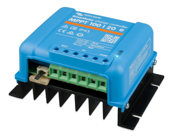Regulátor nabíjení solární SmartSolar MPPT 100/20 (12/24 V, 20 A, max. 100 V, integrovaný Bluetooth)
