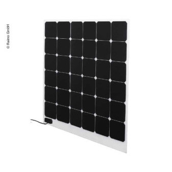 Flexibilní solární panel 130W, 860x800x3mm, povrch ETFE, 8m kabel