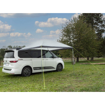 Stříška sluneční Palm Beach Quick 2.6 (260 × 240 cm) pro dodávky a obytné vozy – šedo-antracitová