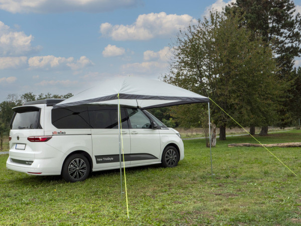 Stříška sluneční Palm Beach Quick 2.6 (260 × 240 cm) pro dodávky a obytné vozy – šedo-antracitová