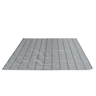 Stanový/markýzový koberec TRAVLEY šedý Š250xD260cm (centimetry), pruhovaný, 100% PP
