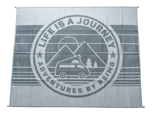 Koberec markýzový 2,5×2,9 m, LIFE IS A JOURNEY