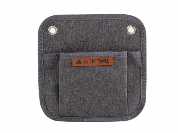 Organizér HOLIDAY TRAVEL 1, šedý, 20x20cm, 2 očka