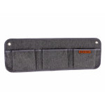 Organizér HOLIDAY TRAVEL 3, 3 kapsy, šedý, 60x20cm, 2 očka