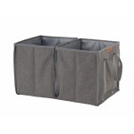 Skládací box HOLIDAY TRAVEL šedomelírovaný, Š50xV30xH30cm (centimetry), 2 krabice s uchem