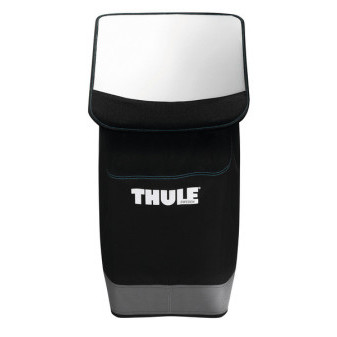 Thule - Trash Bin odpadkový koš 50L, černá/tyrkysová, 35x35x70cm (centimetry)