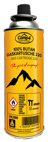 Kartuše plynová CP láhev - 220g - ventilová kartuše