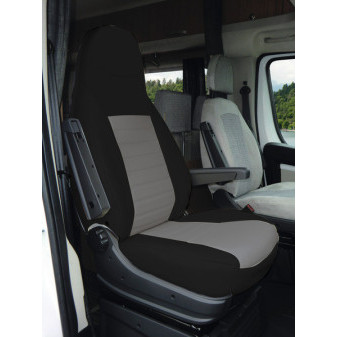 Sada ochranných potahů sedadel pro VW California (od r.v. 2015, 2 ks, černo-šedá)