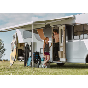 Markýza boční Thule Omnistor 8000 4,50 m (výsuv 275 cm, bílá, mystic grey)