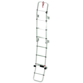 Žebřík venkovní hliníkový Fiamma Deluxe 8 (8 stupňů, délka 246 cm)