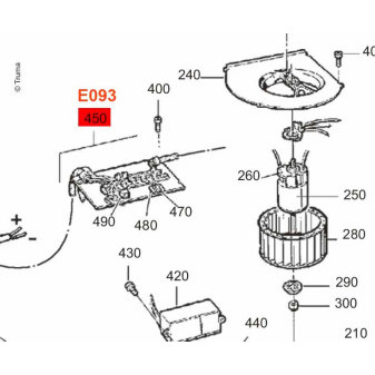 Kabeláž E 40 (12 V) pro topení Truma