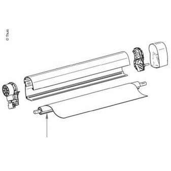 Roller Tube Assy Omnistor 5102, 2,6m