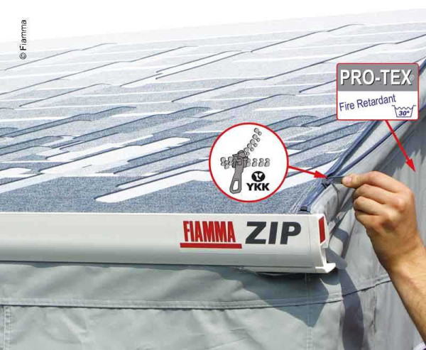 Markýza kazetová samostatná Fiamma ZIP L450 (královská modrá)