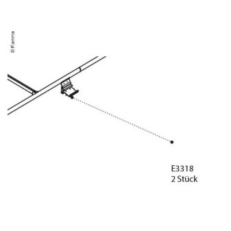 Sada střešních nosičů Fiamma Roof Rail Super Long