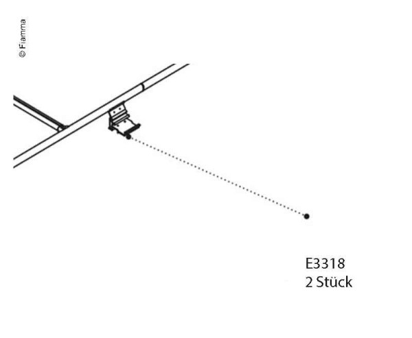Sada střešních nosičů Fiamma Roof Rail Super Long