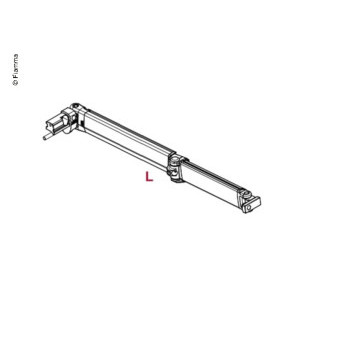 Kloubové rameno levé pro markýzu Fiamma F45L (pro délku 4,0–6,0 m, výsuv 250 cm)