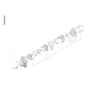 Sada motoru Fiamma Motor Kit F45s (Polar White, levá strana)