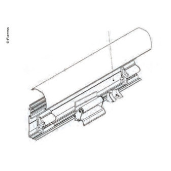 Kryt pouzdra Fiamma pro markýzu F45i / F45 Ti 350 (Polar White)