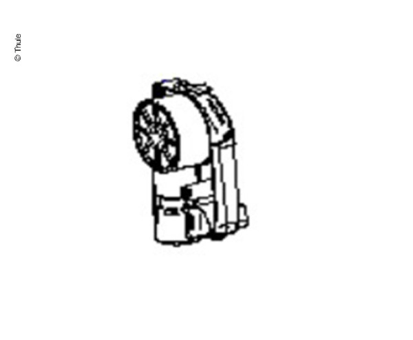 LH Endplate Assy 4900 antracit