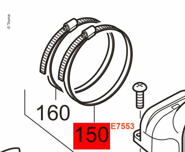 Hadicová spona 90-110