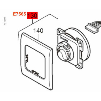 Ovladač Truma Ultraheat – černý