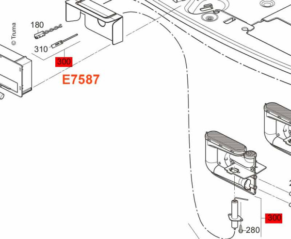 Zapalovací svíčka 53cm (centimetry) pro S3004/S5004