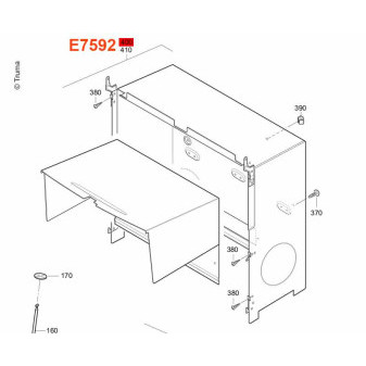 Montážní skříňka / vestavný box Truma Einbaukasten S 5004