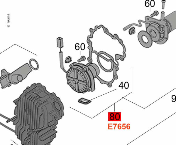 Spalovací vzduchový motor 12V