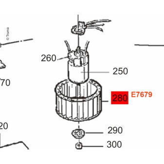 Ventilátor cirkulující vzduch