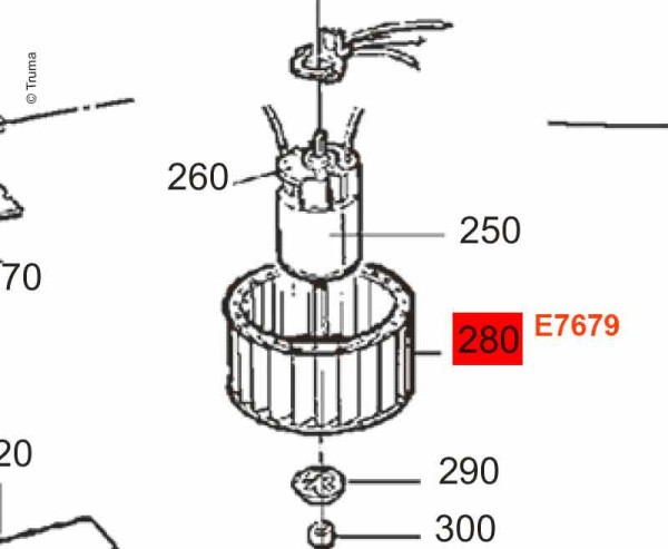 Ventilátor cirkulující vzduch