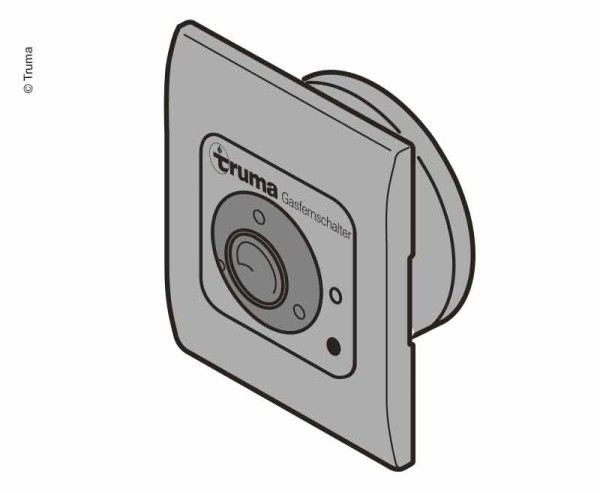 Ovládací panel Truma SecuMotion (Bedienteil GS, černý)