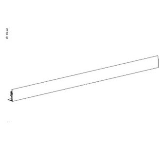 Vodicí lišta Omnistor 4900 350cm (centimetry) bílá
