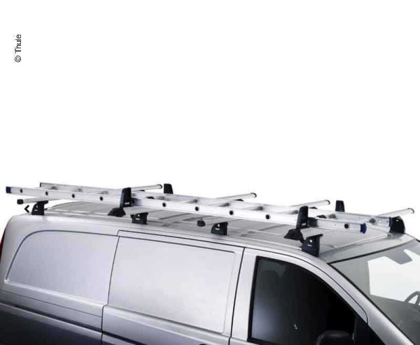 Držák žebříků Thule Ladder Tilt 311 sklopný (nosnost 50 kg, boční výsuv s nakápěním, včetně žebříkového adaptéru)
