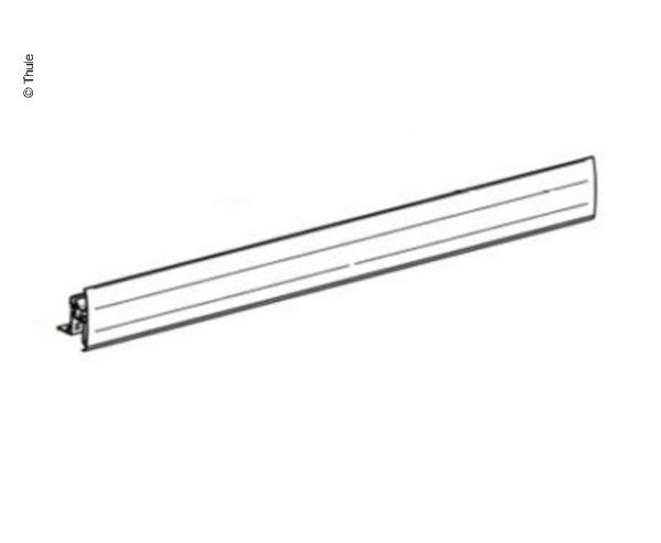 Přední lišta Leadrail pro markýzu Thule Omnistor 8000 (délka 4,50 m, stříbrná / eloxovaný hliník)