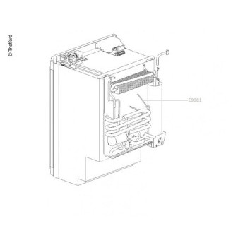 Náhradní topné těleso Refrigerator Heater 230 V / 157 W Thetford