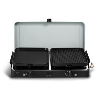 Vařič a stolní gril CADAC 2-Cook 3 Pro Deluxe (30 mbar, 2 hořáky, 4,4 kW)