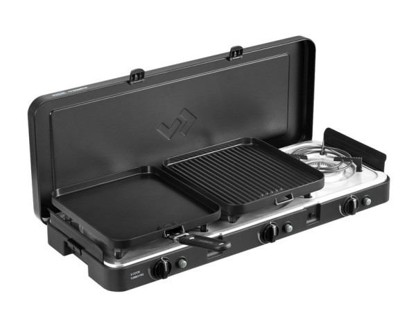 Vařič plynový tříhořákový 3-Cook Turbo FFD Deluxe (50 mbar, 3,7 kW)