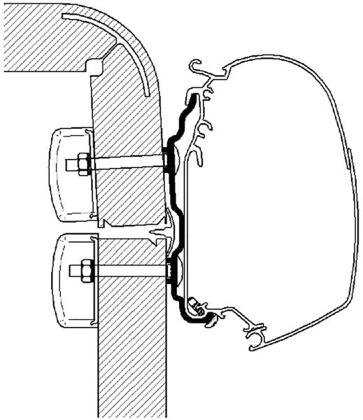 Adapter f. Hymer 2016 – 3,50m