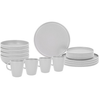 Sada melaminového nádobí DOLOMIT WHITE 16 kusů, pro 4 osoby, Brunner