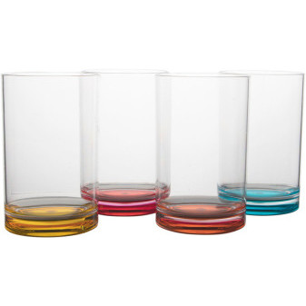 Gimex Color line, GX COL vodní sklo Rainbow 4ks