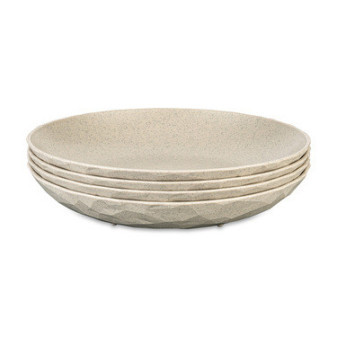 Koziol hluboký talíř CLUB 22cm (centimetry), pouštní písek, sada 4 ks